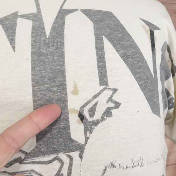 Vintage Sting Shirt Fatal Encounter 1991 Wrestling Single Stitch 90s 1991 AOP - Picture 5 of 13